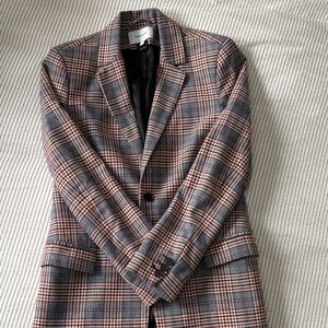Current/Elliott Plaid Blazer